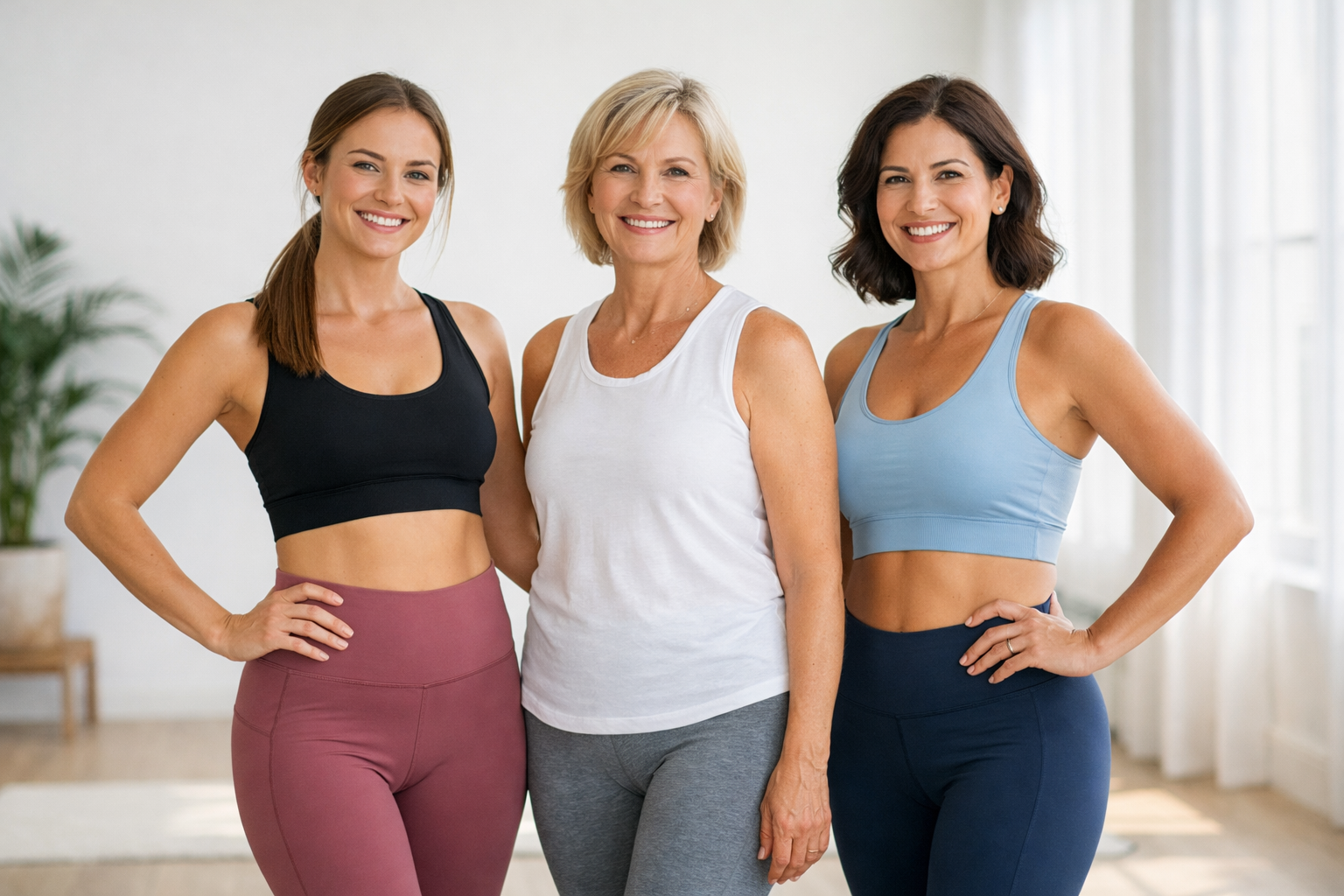 Donne di tutte le età in studio di benessere